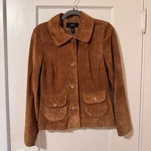 VINTAGE ALFANI | Genuine Suede Leather Jacket